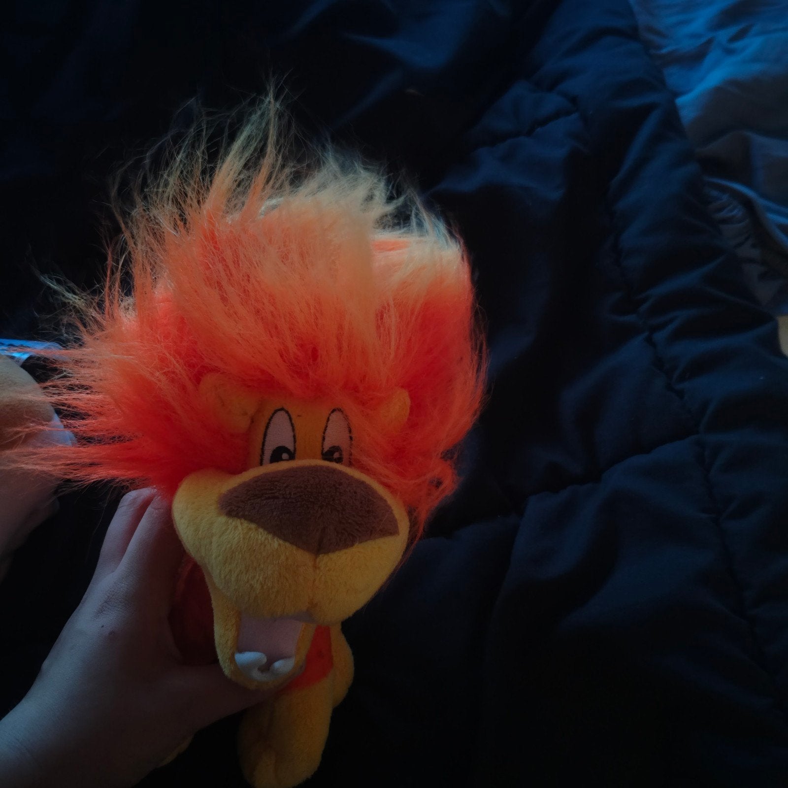 Twee Oranje Leeuw Voetbal Knuffels, Oranje, Gebruikt, Ophalen of Verzenden, Middelgroot (20 tot 80 cm)