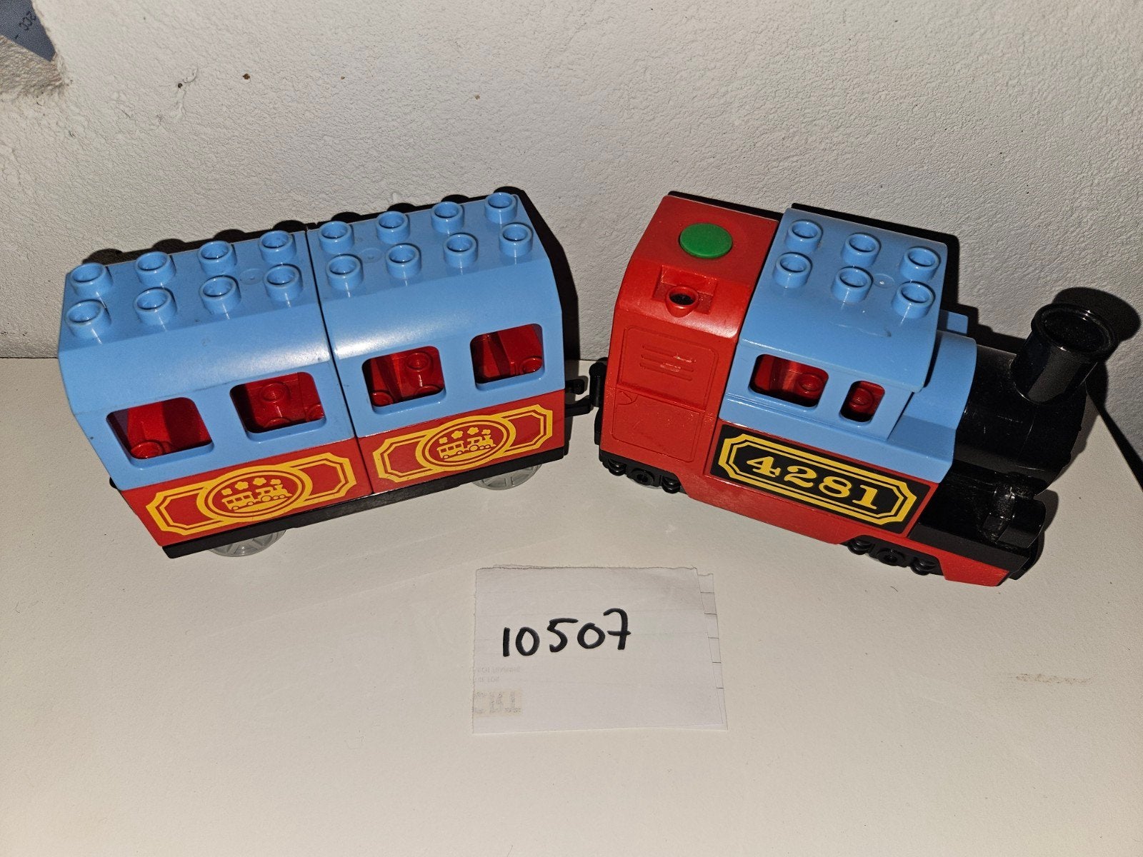 Duplo 10507 elektrische trein, Ophalen of Verzenden, Zo goed als nieuw, Duplo