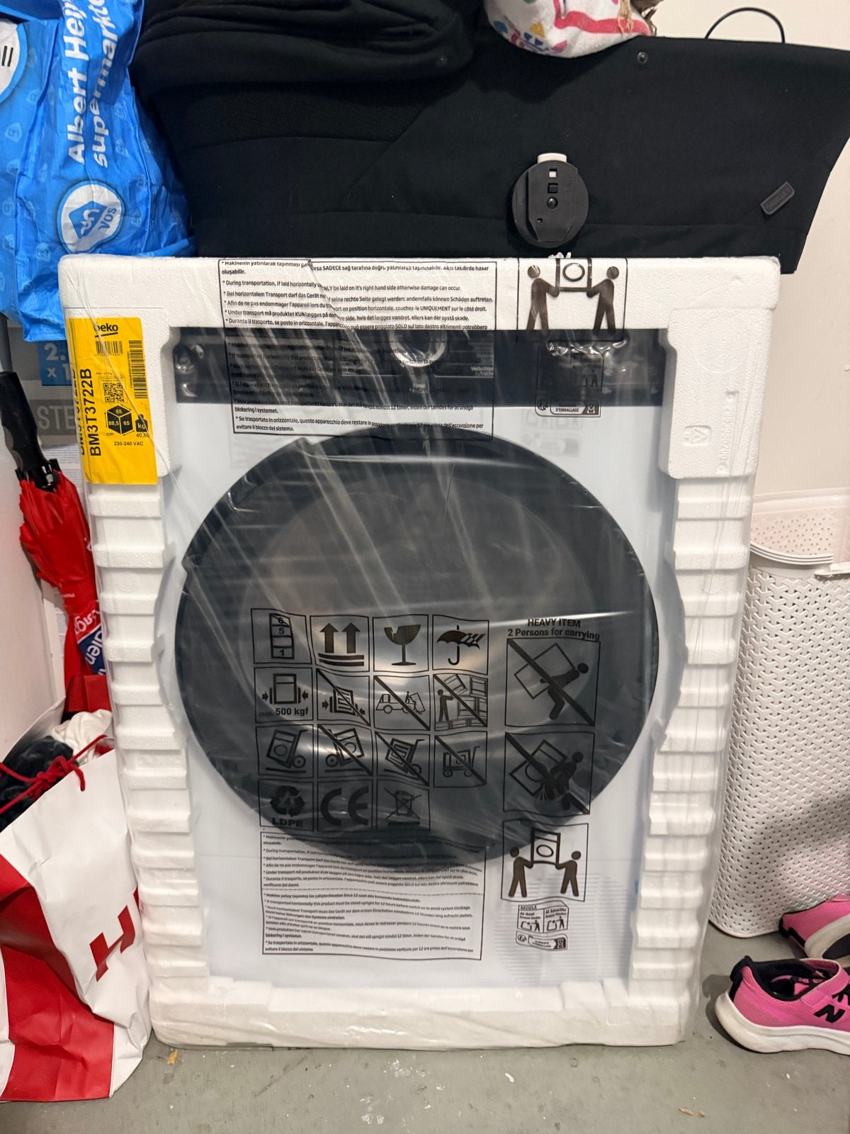 Nieuwe Beko BM3T3722B warmtepompdroger 7 kg, 6 tot 8 kg, Overige typen, Nieuw, Ophalen of Verzenden