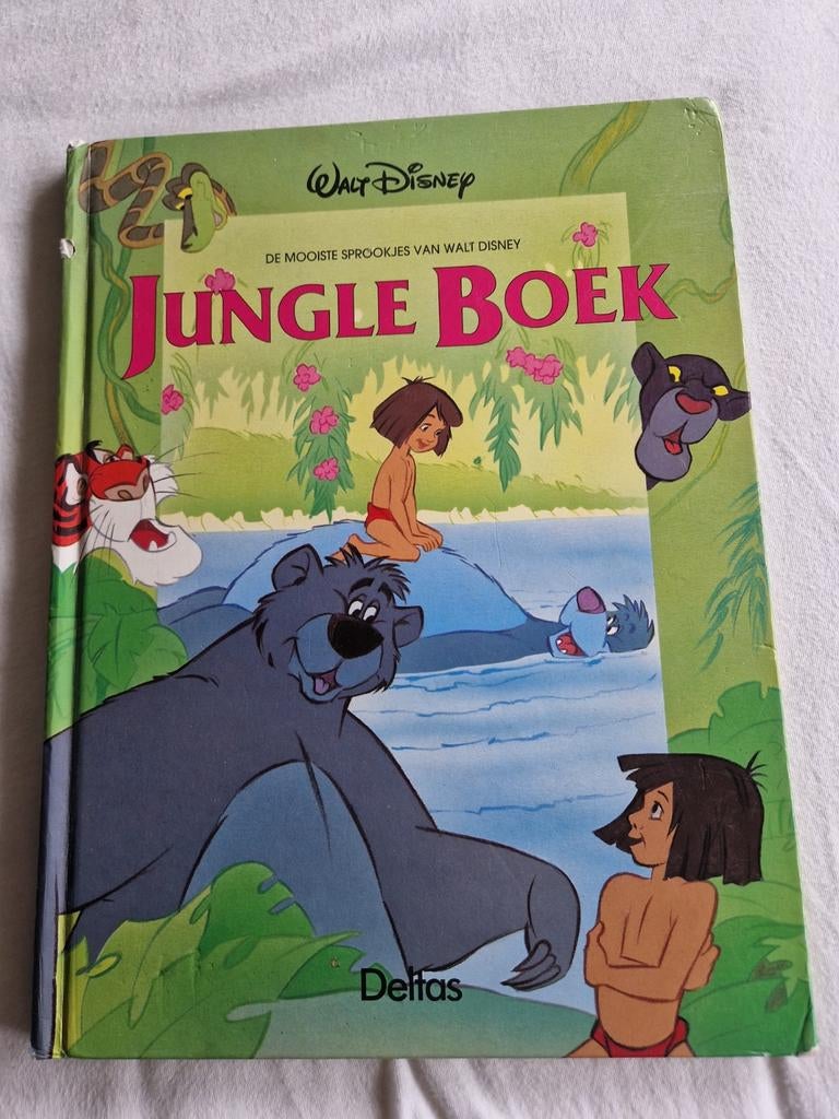 Boek jungle boek walt disney, Boeken, Kinderboeken | Jeugd | onder 10 jaar, Zo goed als nieuw, Fictie algemeen, Ophalen of Verzenden