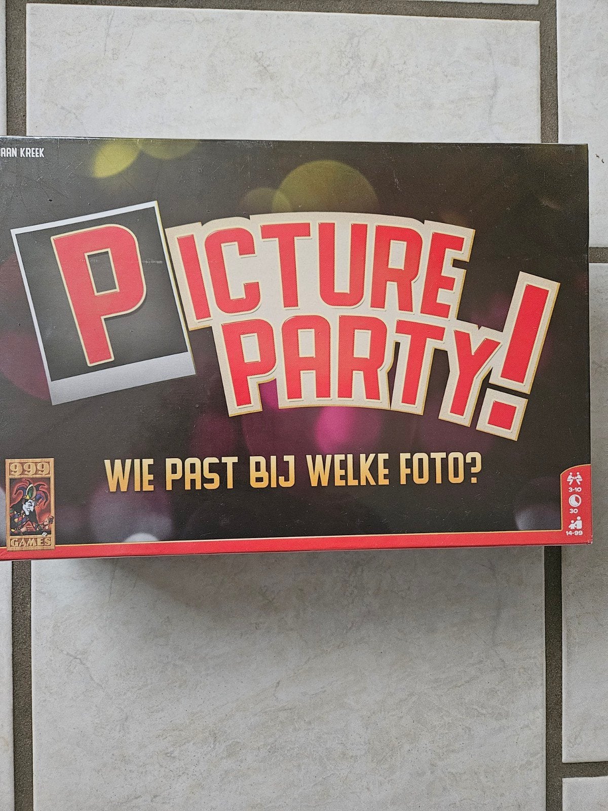 Picture Party! Wie past bij welke foto? - 999 Games, Drie of vier spelers, Ophalen of Verzenden, Nieuw, 999 Games