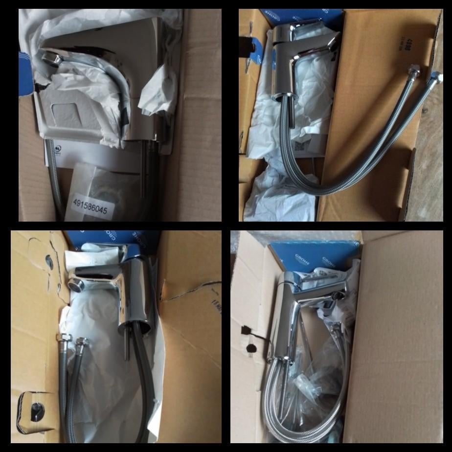 Grohe en ideal standard wastafelkraan, Ophalen of Verzenden, Nieuw, Chroom, Kraan