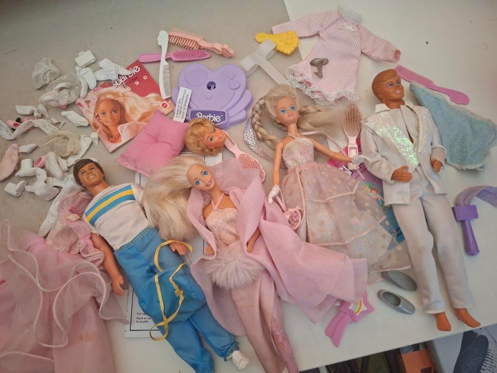Vintage barbie poppen dolls mattel speelgoed toys, Verzenden, Fashion Doll
