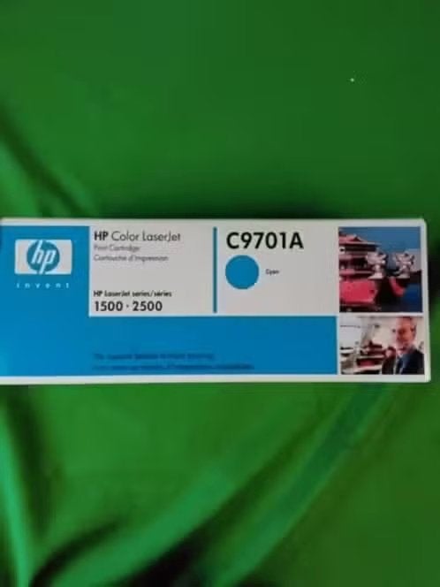 NIEUW! HP color laserjet print cartridge, Cyan, C9701A 21,99, Ophalen of Verzenden, Nieuw, Cartridge, Hp