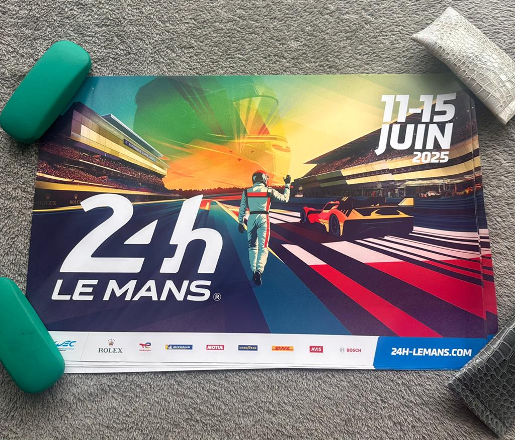 Poster 24Hrs LeMans 2025, Rechthoekig Liggend, Nieuw, Ophalen of Verzenden, Sport