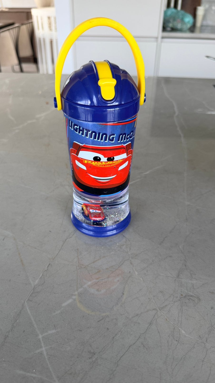 Cars drinkfles Disney licentie, Huis en Inrichting, Emmers, Ophalen of Verzenden, Zo goed als nieuw, Kunststof