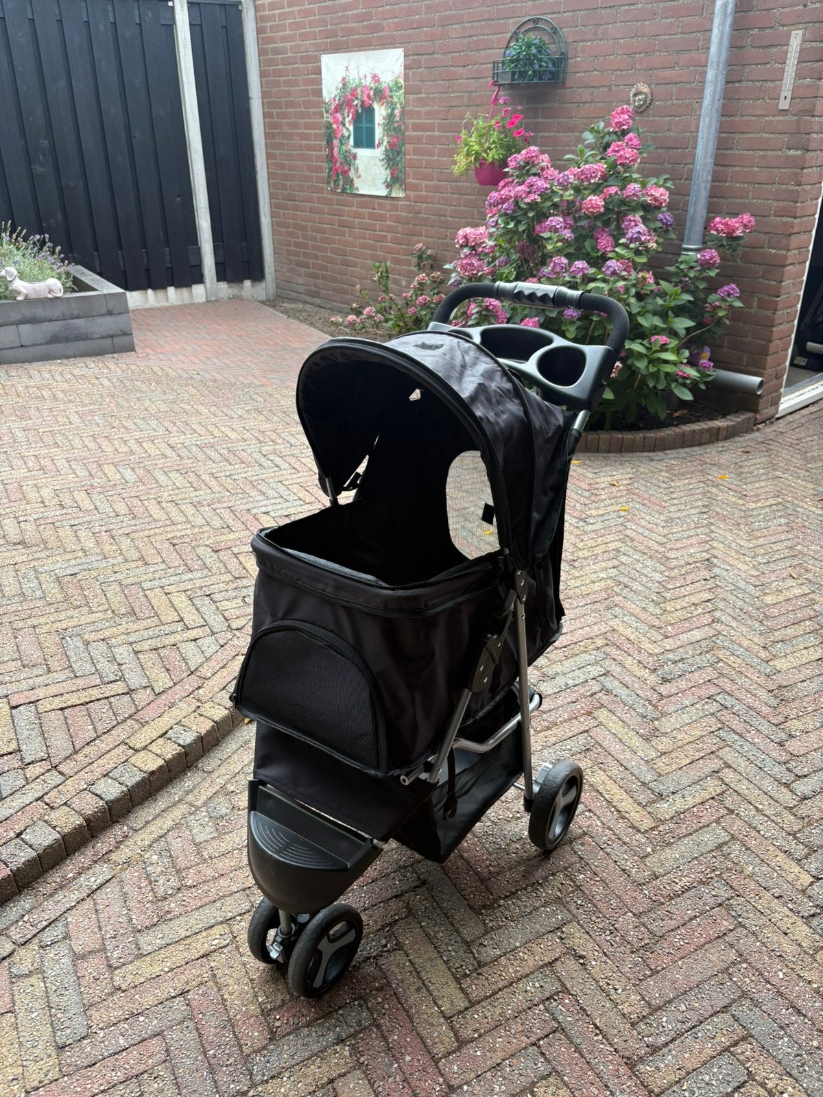 Hondenbuggy zgan, Dieren en Toebehoren, Ophalen, Zo goed als nieuw, Hondenbuggy