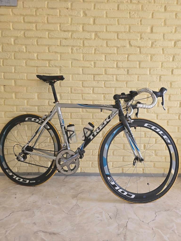 Trek racefiets met Cole wielen - Discovery Channel editie, 28 inch, Gebruikt, Heren, Aluminium