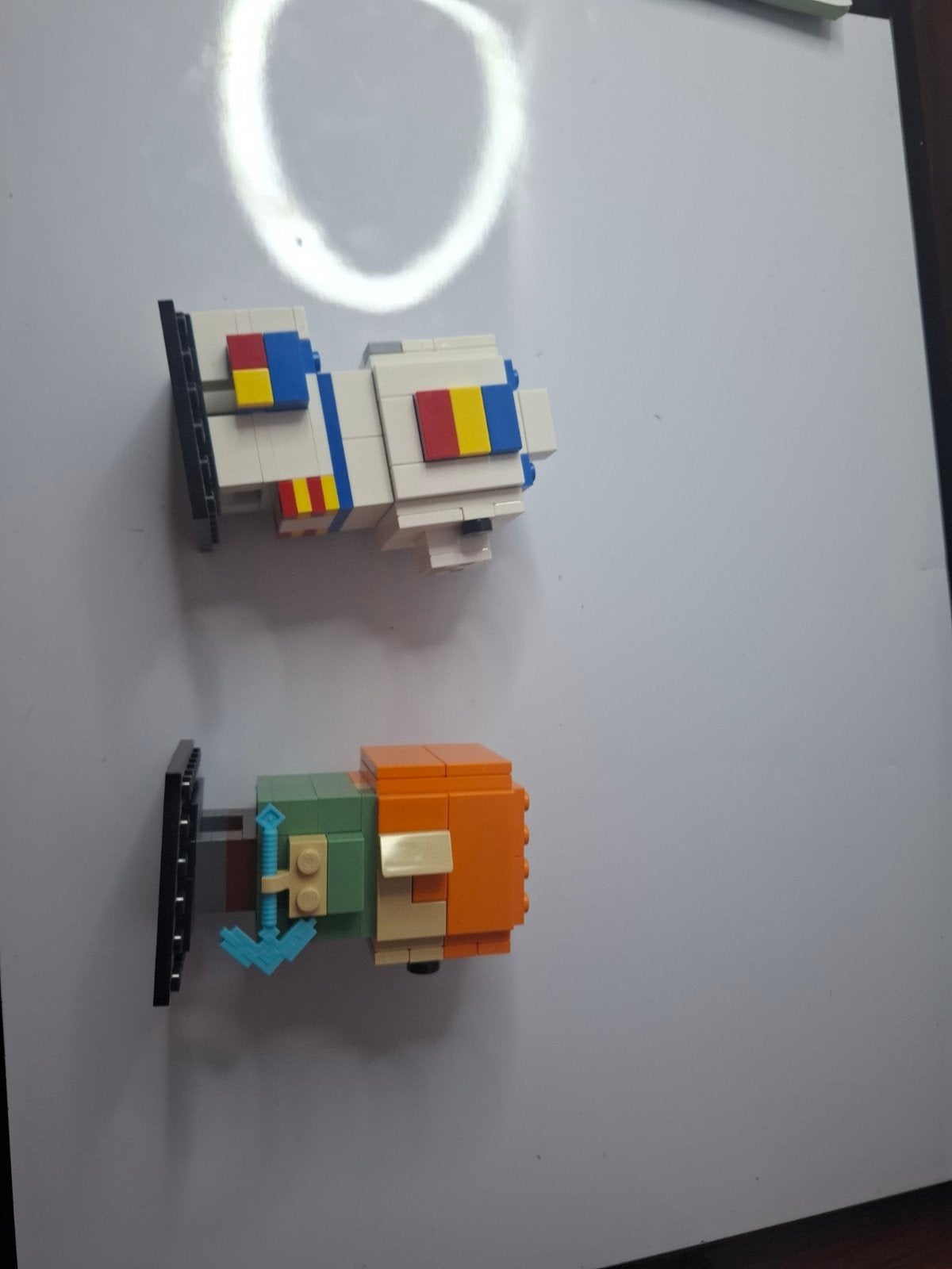 Lego BrickHeadz Minecraft Llama en Alex 100% compleet, Gebruikt, Minecraft, Lego, Ophalen of Verzenden