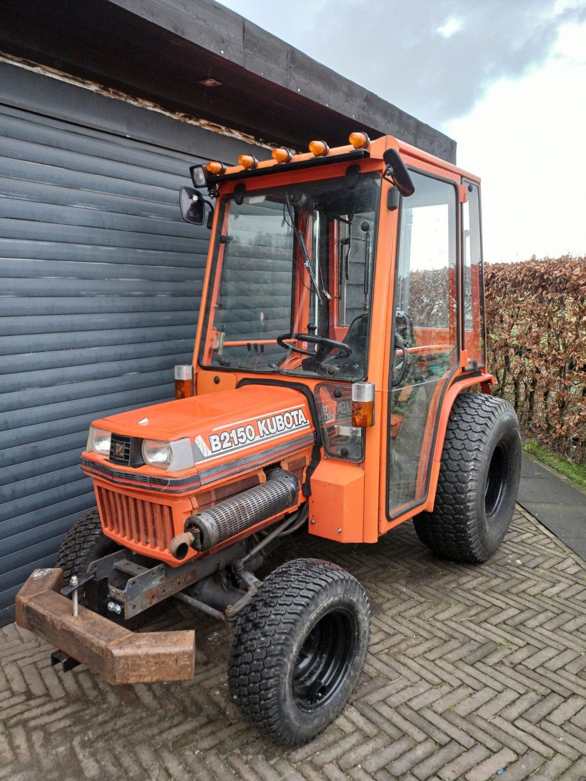 Kubota B2150 Compact Tractor met Cabine, Overige merken, Gebruikt, Tot 2500, Ophalen of Verzenden