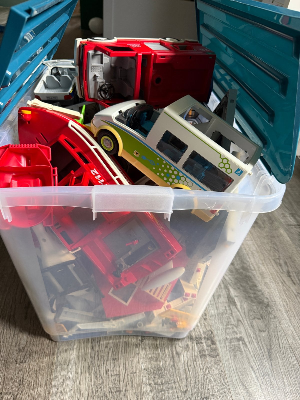 Grote Playmobil collectie met voertuigen en figuren, Ophalen, Gebruikt, Jongen of Meisje