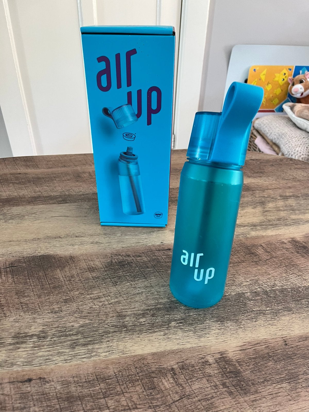 Air up drinkfles - Turquoise, Ophalen of Verzenden, Zo goed als nieuw