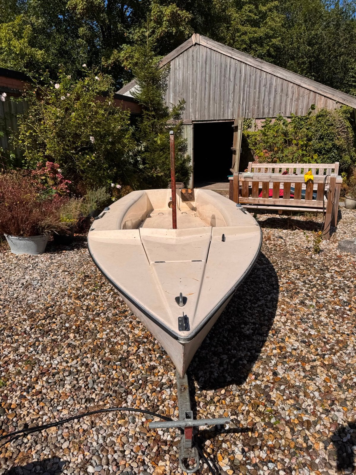 Zeilbootje merk Gruben Gipsy Sport, Watersport en Boten, Ophalen, Gebruikt