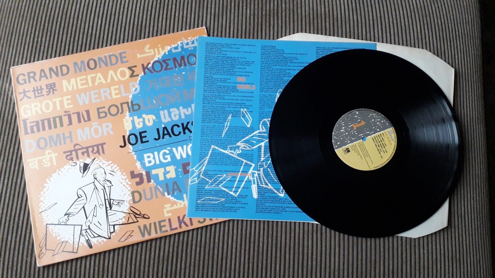 lp joe jackson - big world, Ophalen of Verzenden, LP