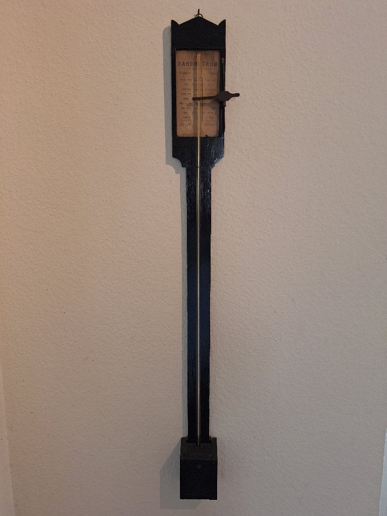 19e eeuwse Zweedse barometer, Ophalen