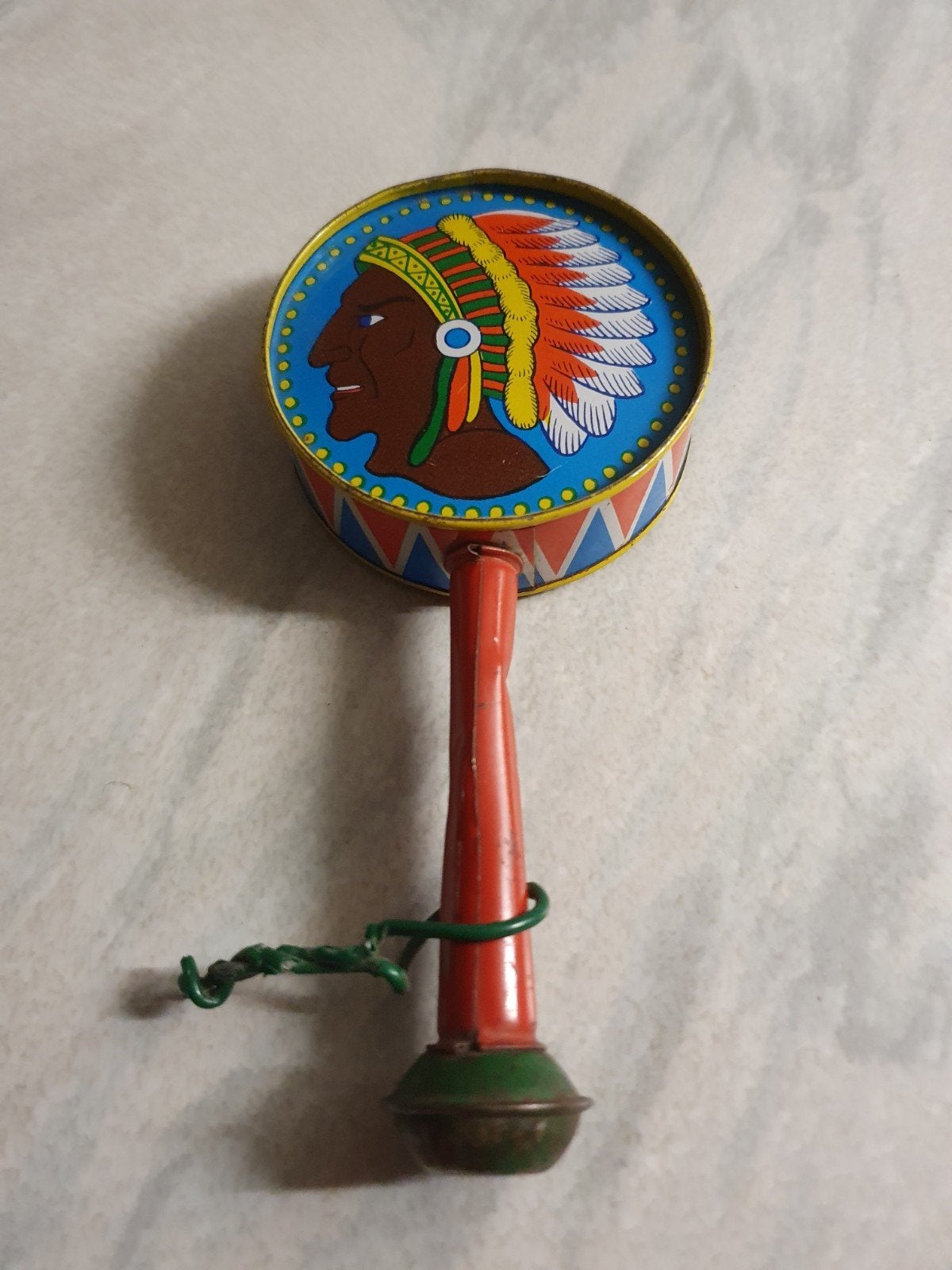 Blikken Rammelaar,  jaren 50, made in Japan, Ophalen of Verzenden