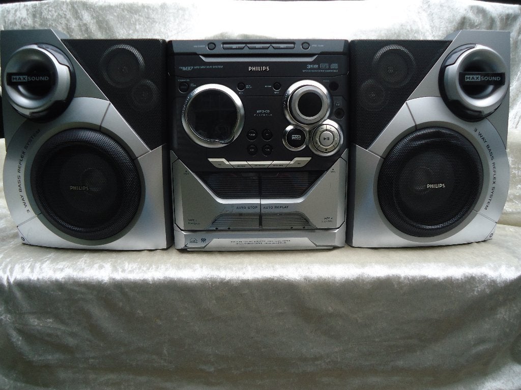 Philips FWM 37/22Mini Hifi Systeem MAX  Dynamic Bass Boost., Ophalen of Verzenden, Gebruikt, Cassettedeck, Philips