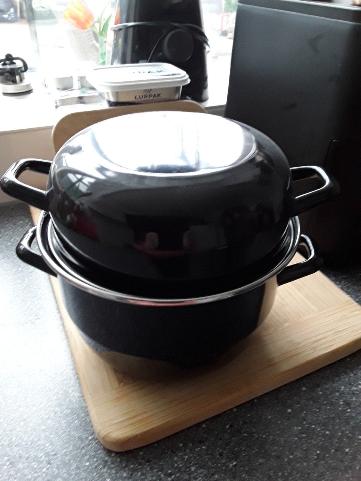 Nieuwe ongebruikte mosselpan., Ophalen, Nieuw, Overige materialen