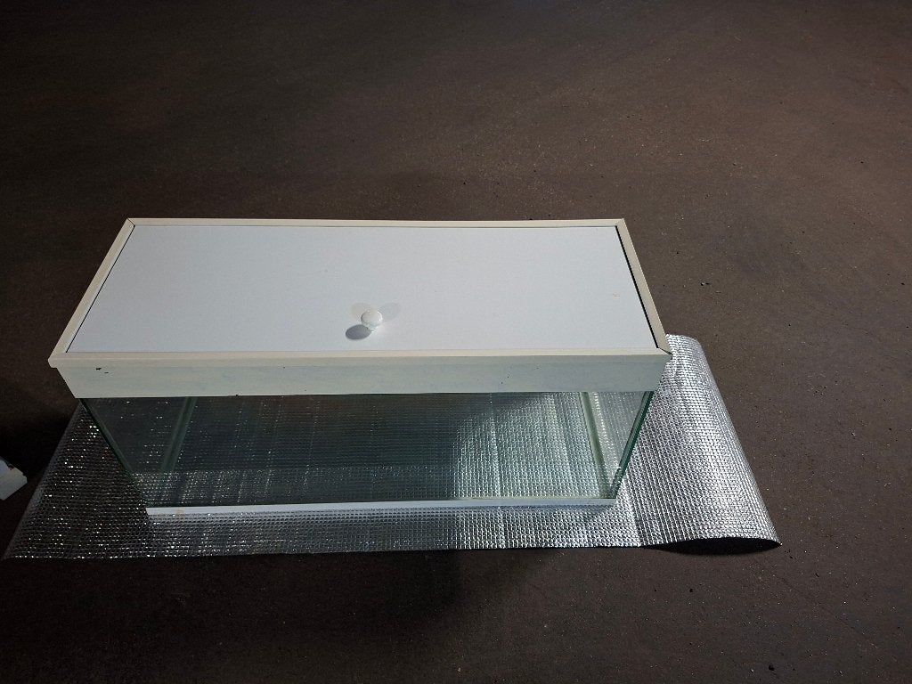 aquarium, Dieren en Toebehoren, Ophalen, Inclusief deksel, Gebruikt, Leeg aquarium