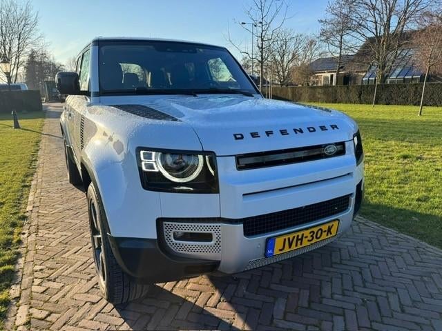 Defender 110 P400e 221kW Aut.Luchtv,schadevrij, dealeronderh, Automaat, Parkeersensor, Wit, Hybride Elektrisch/Benzine