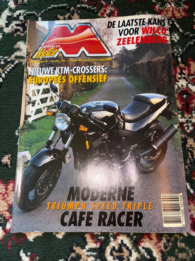 Weekblad Motor - Moderne Triumph Speed Triple Cafe Racer, Boeken, Motoren, Ophalen of Verzenden, Gelezen, Merk of Model