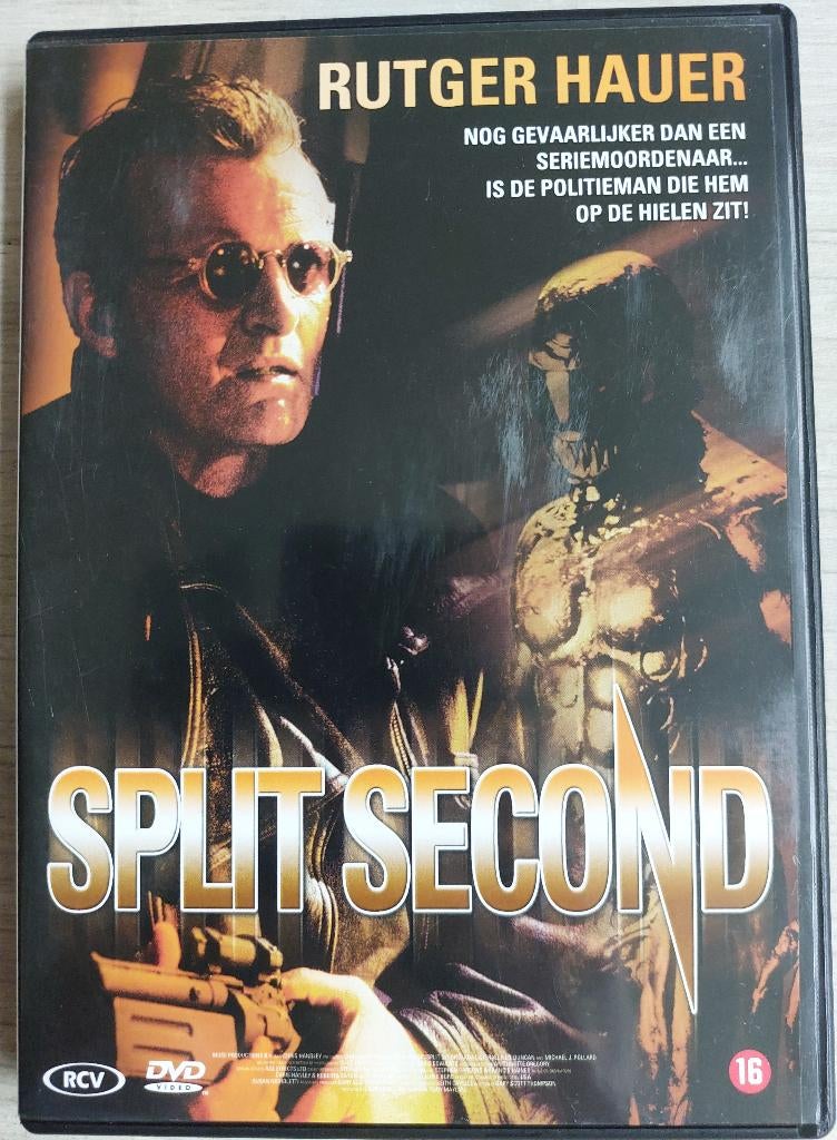 DVD Split Second (1992) Rutger Hauer   (zeldzame film), Cd's en Dvd's, Dvd's | Klassiekers, Ophalen, Vanaf 16 jaar, 1980 tot heden