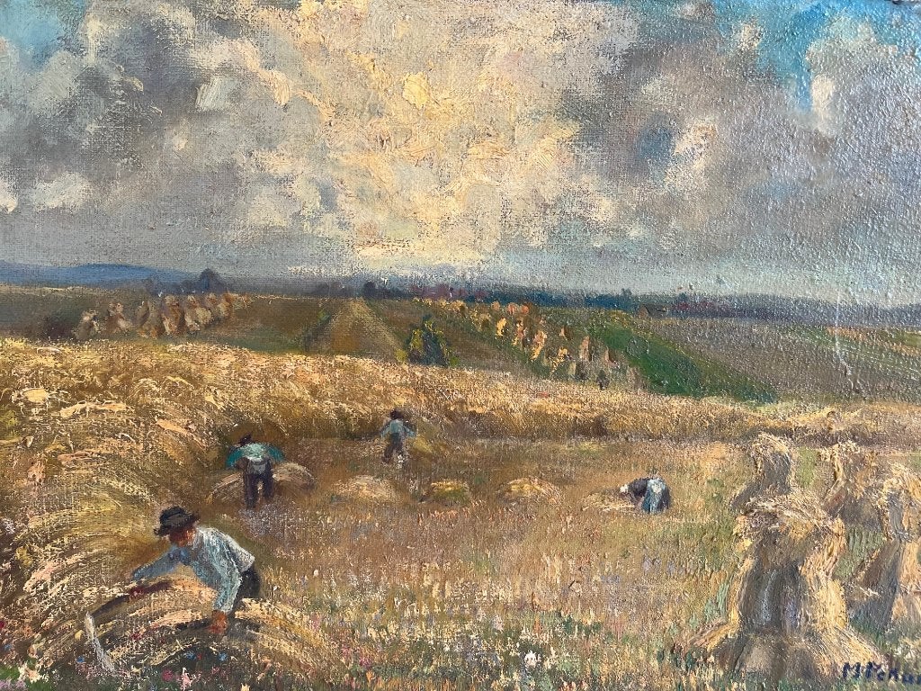 Prachtig olieverf schilderij van M.Pekarek (1908 ), Antiek en Kunst, Ophalen of Verzenden