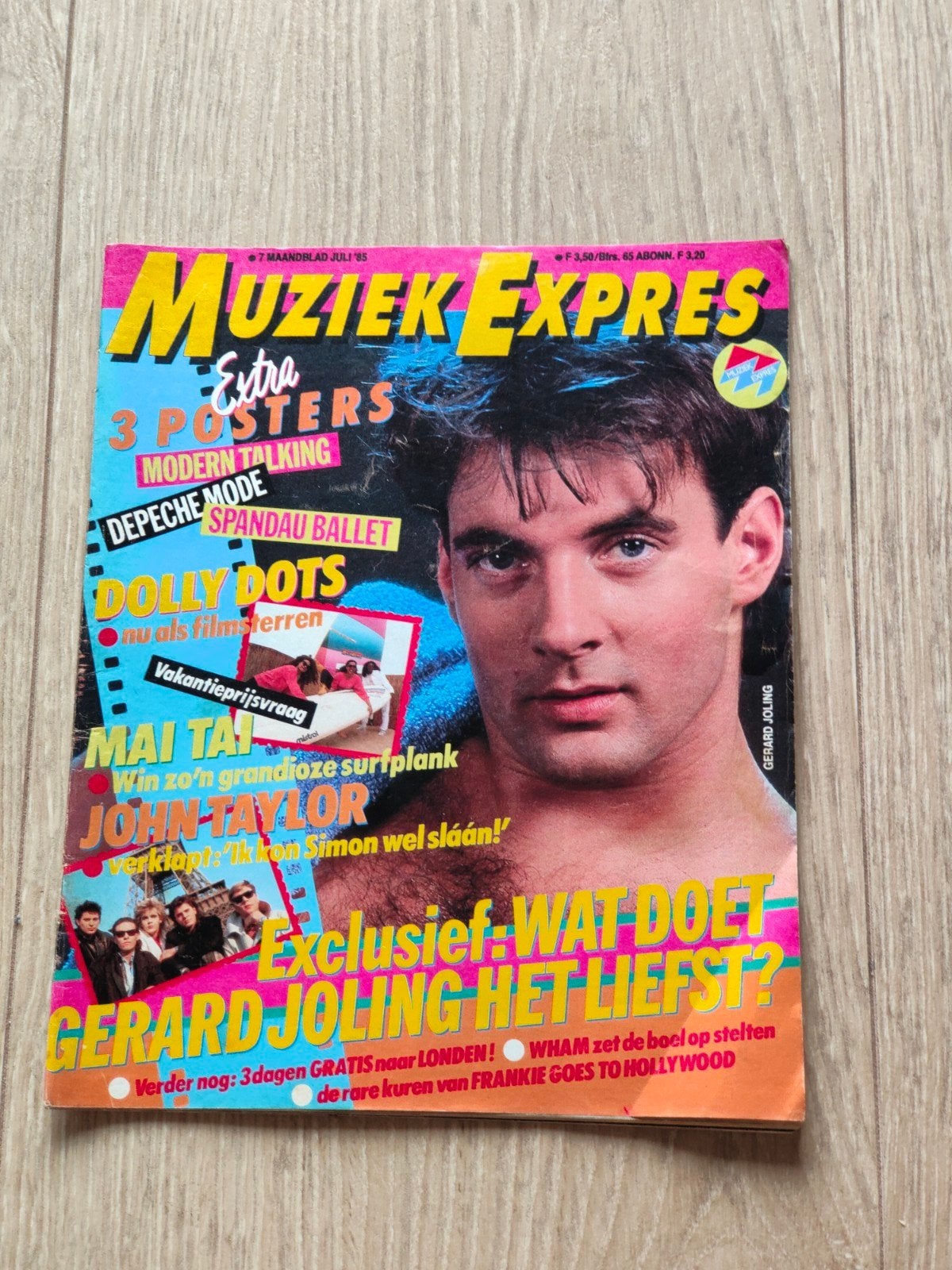 Muziek Expres juli 1985, Verzamelen, Tijdschriften, Kranten en Knipsels, Ophalen of Verzenden, 1980 tot heden, Nederland, Tijdschrift