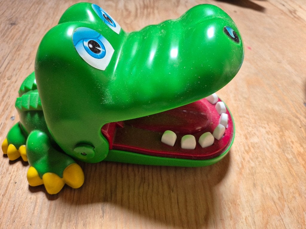 Krokodillenspel, Een of twee spelers, Ophalen of Verzenden, Zo goed als nieuw, HASBRO