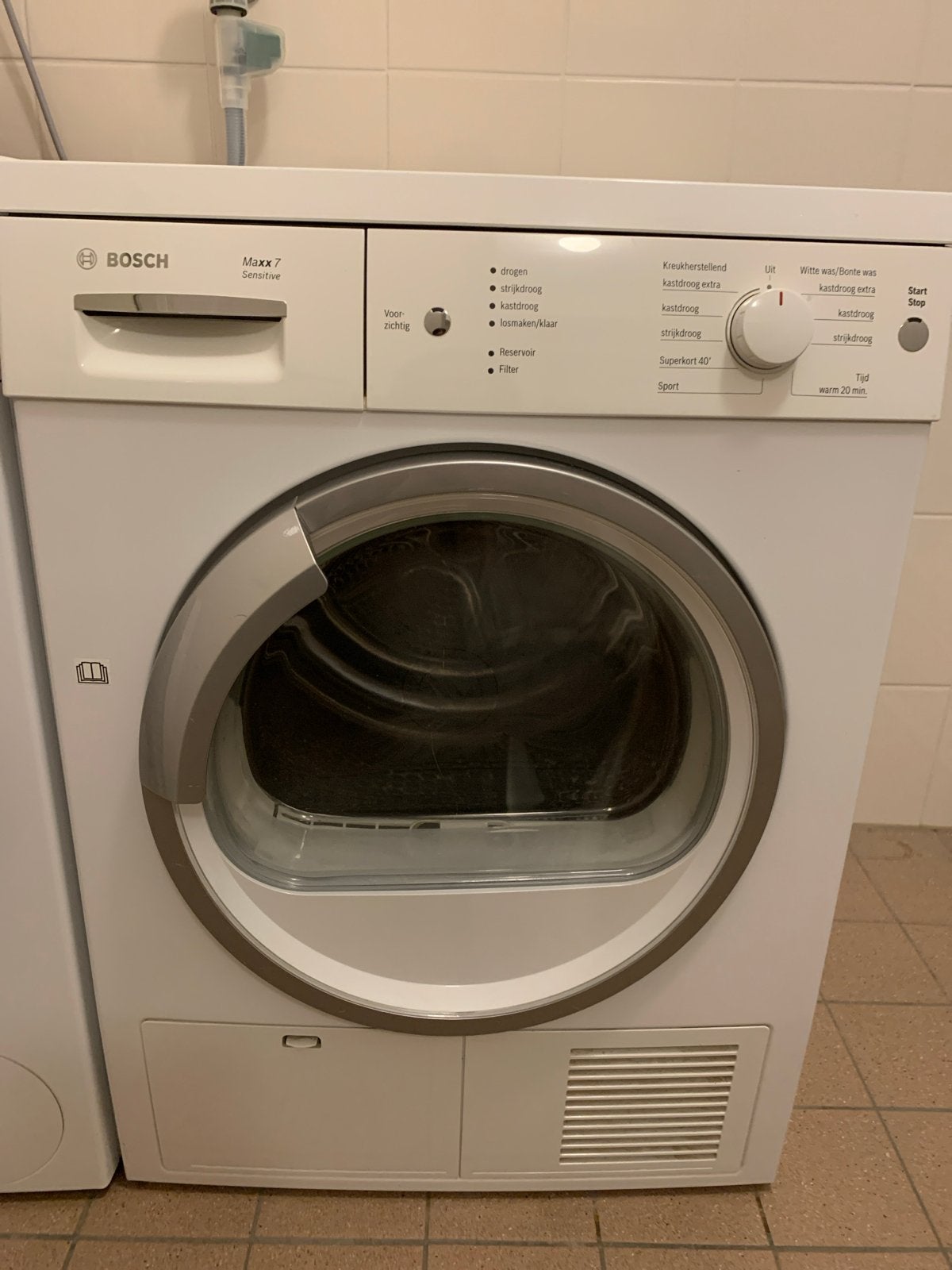 Bosch Maxx 7 Sensitive Condensdroger - Goede Staat, Ophalen, 6 tot 8 kg, Gebruikt, Voorlader