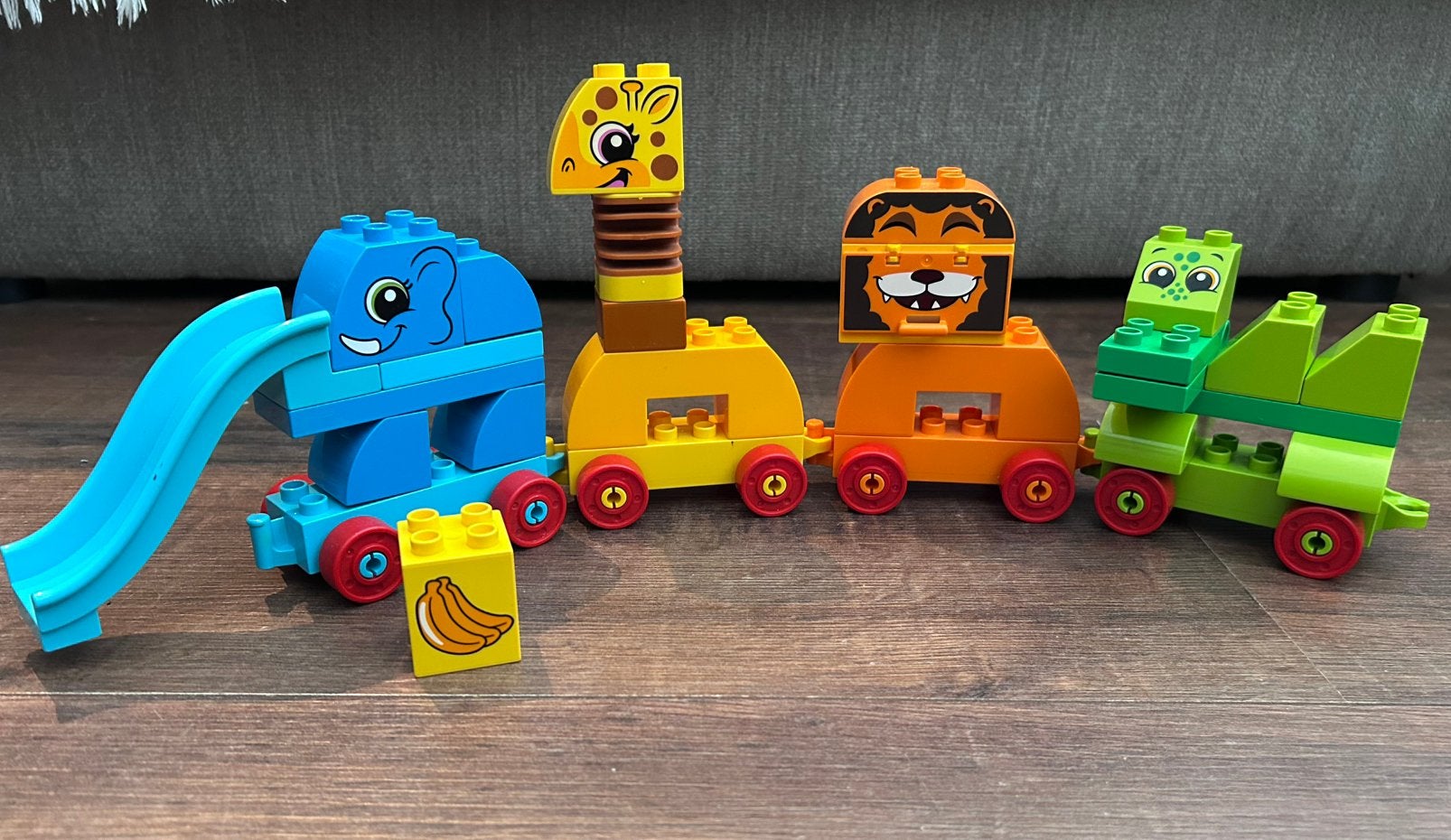 Lego Duplo Mijn eerste dierentrein  #10863, Overige thema's, Ophalen of Verzenden, Zo goed als nieuw, Compleet