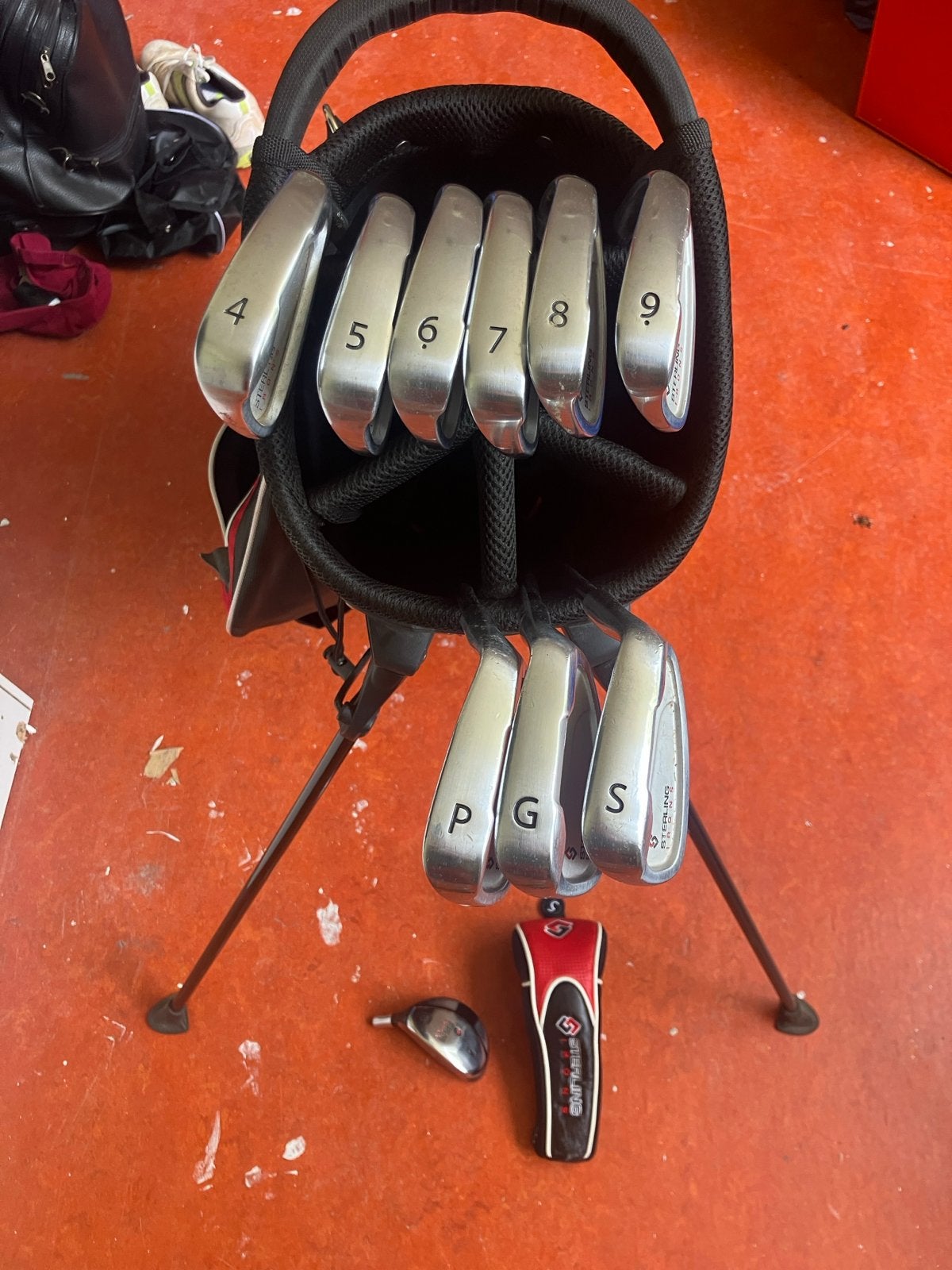 Golfset: Sterling one length Irons, + Driver, Ping putter, Ophalen of Verzenden, Gebruikt, Set, Overige merken