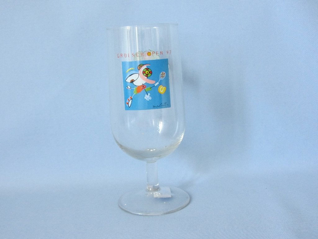 diverse burgemeester glazen logo 6 met opdruk, Ophalen of Verzenden, Zo goed als nieuw, Glas of Glazen, Overige merken