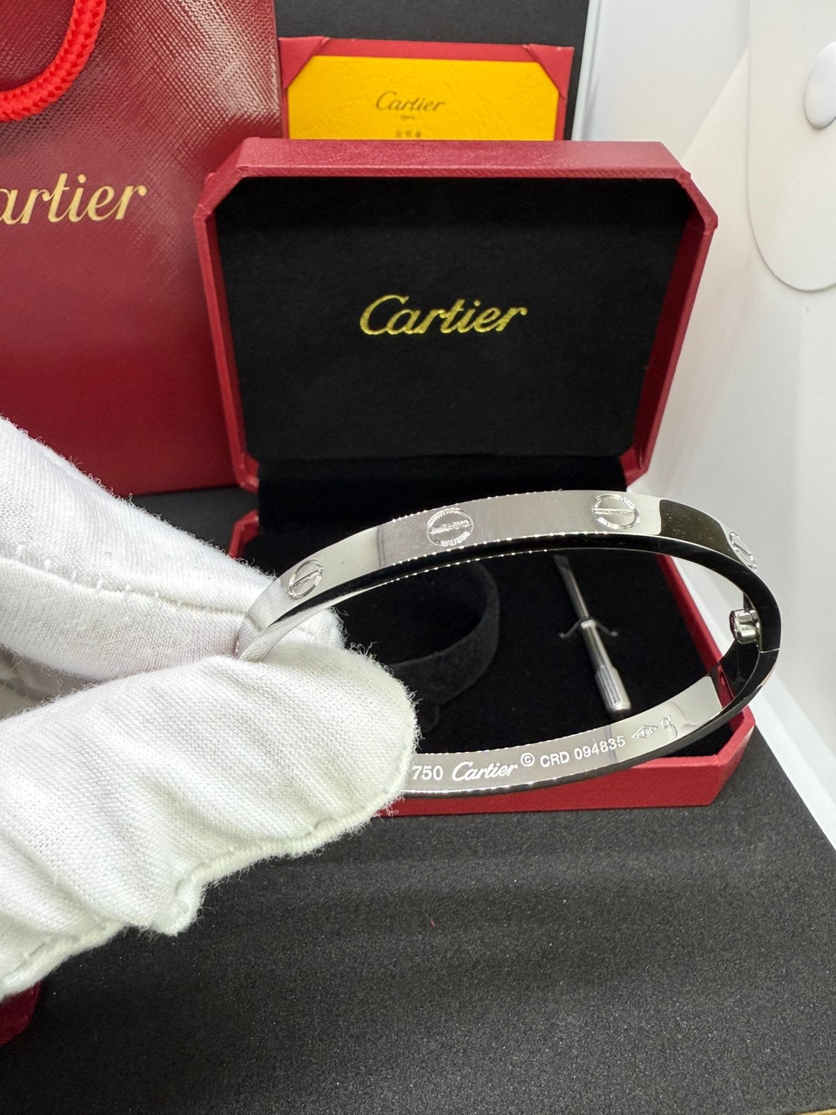 Cartier Love Zilveren Armband, Ophalen of Verzenden, Zo goed als nieuw, Overige kleuren, Overige merken
