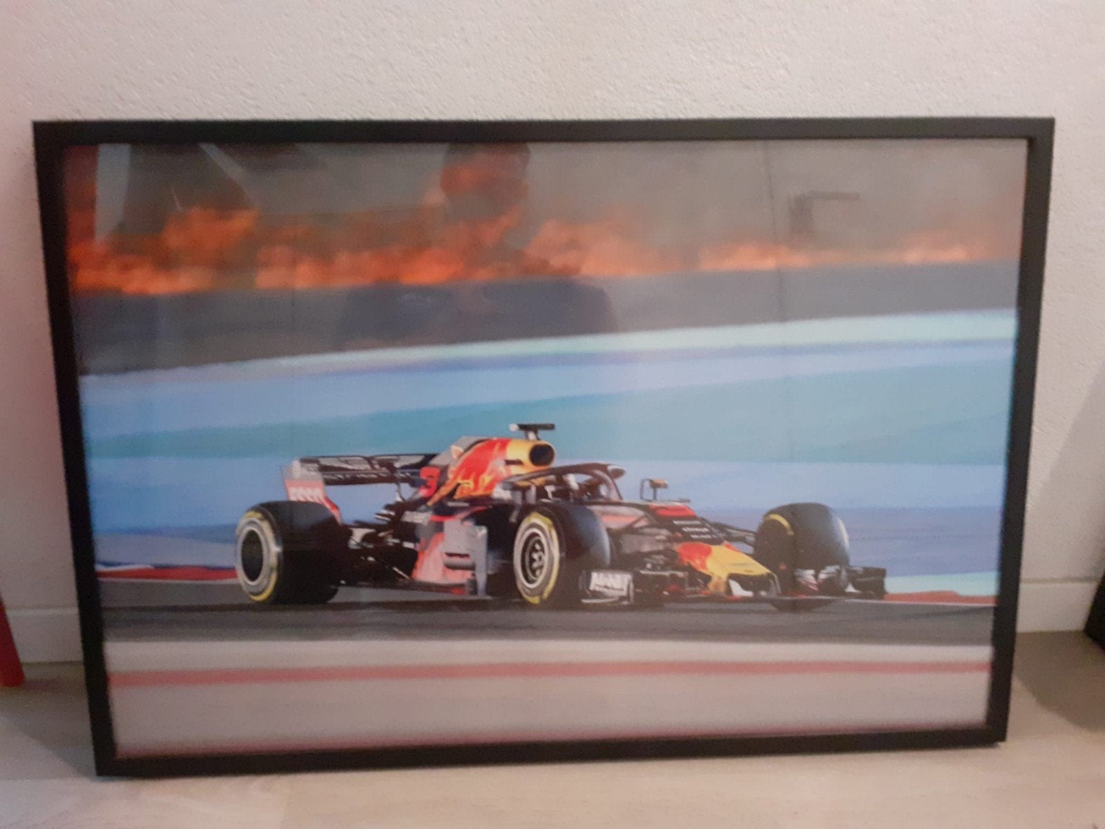 Formule 1 Red Bull Racing poster inclusief lijst 63,5x94, Ophalen