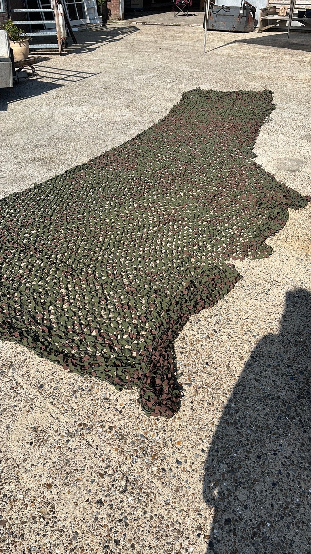 Camouflagenet, Ophalen