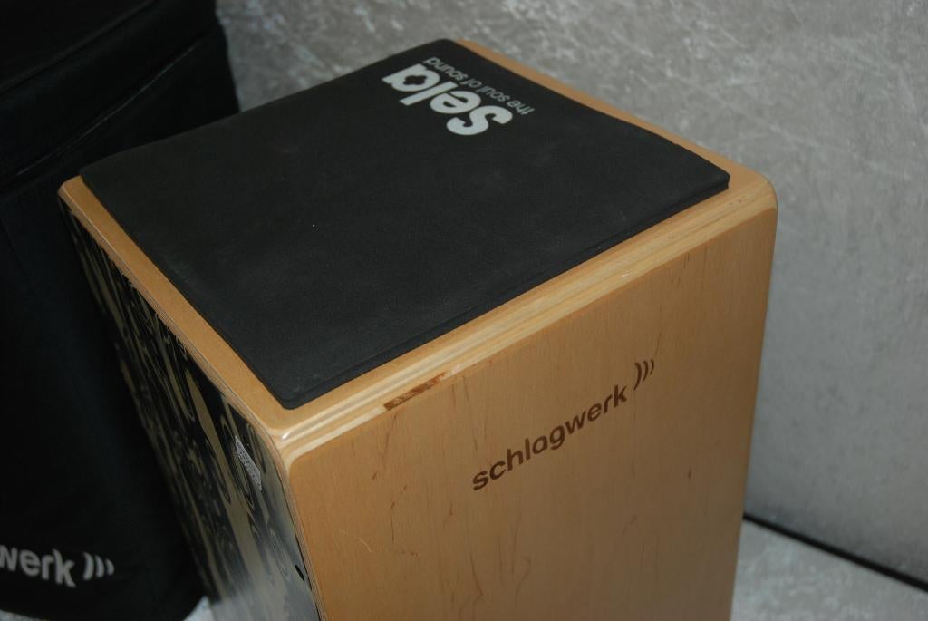 Schlagwerk Cajon met tas la peri   <25252656>, Gebruikt, ., Drums of Percussie, Ophalen of Verzenden