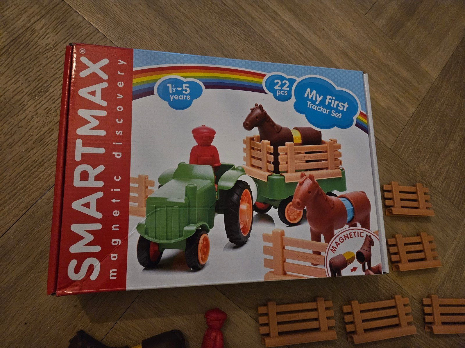 Smartmax My First Tractor Set - Boerderij Speelgoed, Ophalen of Verzenden, Zo goed als nieuw, Bouwen