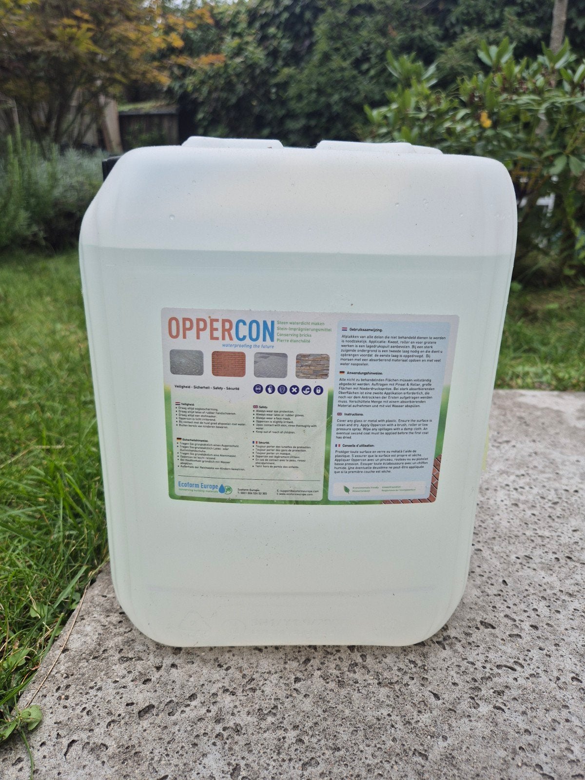 Impregneer Oppercon gevel / bestrating 10 liter, Ophalen, Nieuw, Onkruidbestrijding