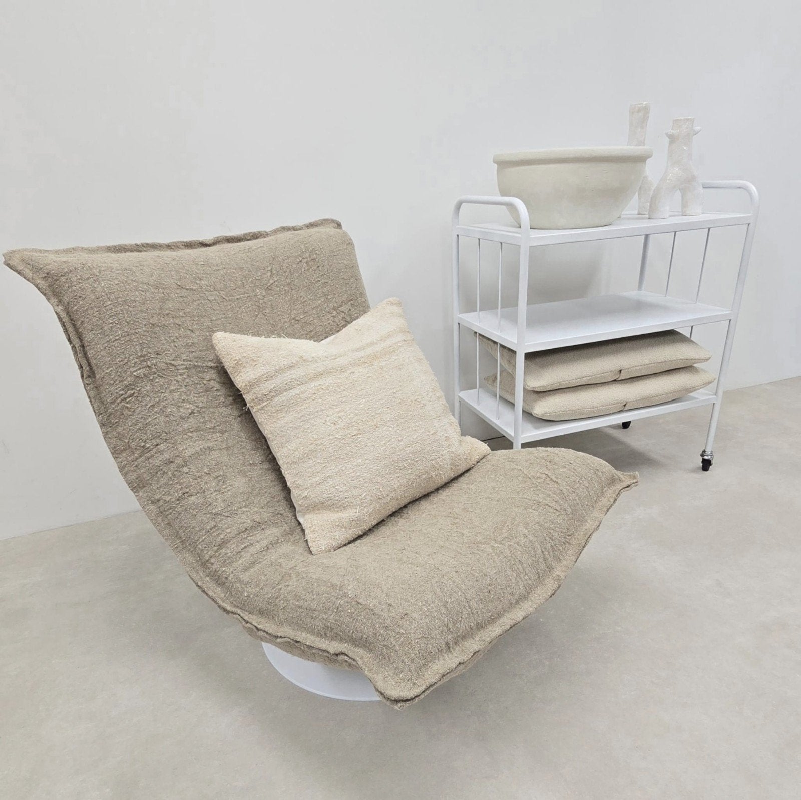 Vintage fauteuil - Artifort - F980 - nieuw gestoffeerd, Ophalen, -, -, Nieuw