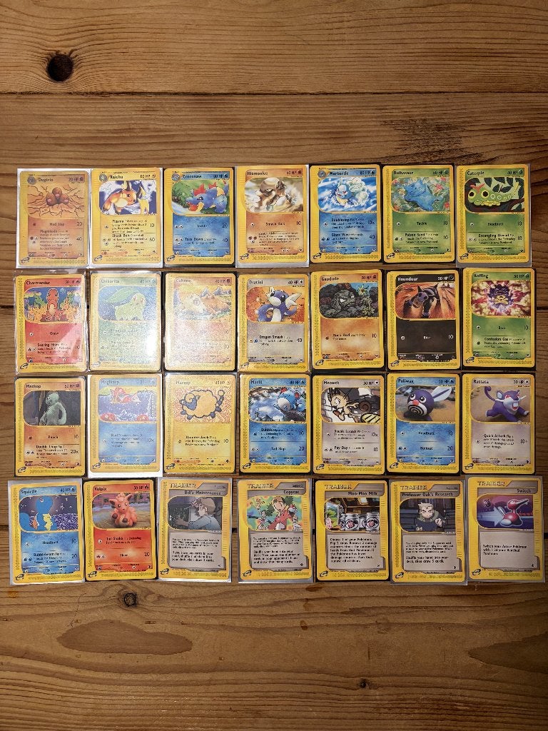Pokemon | Expedition | E-serie, Ophalen of Verzenden, Zo goed als nieuw, Meerdere kaarten