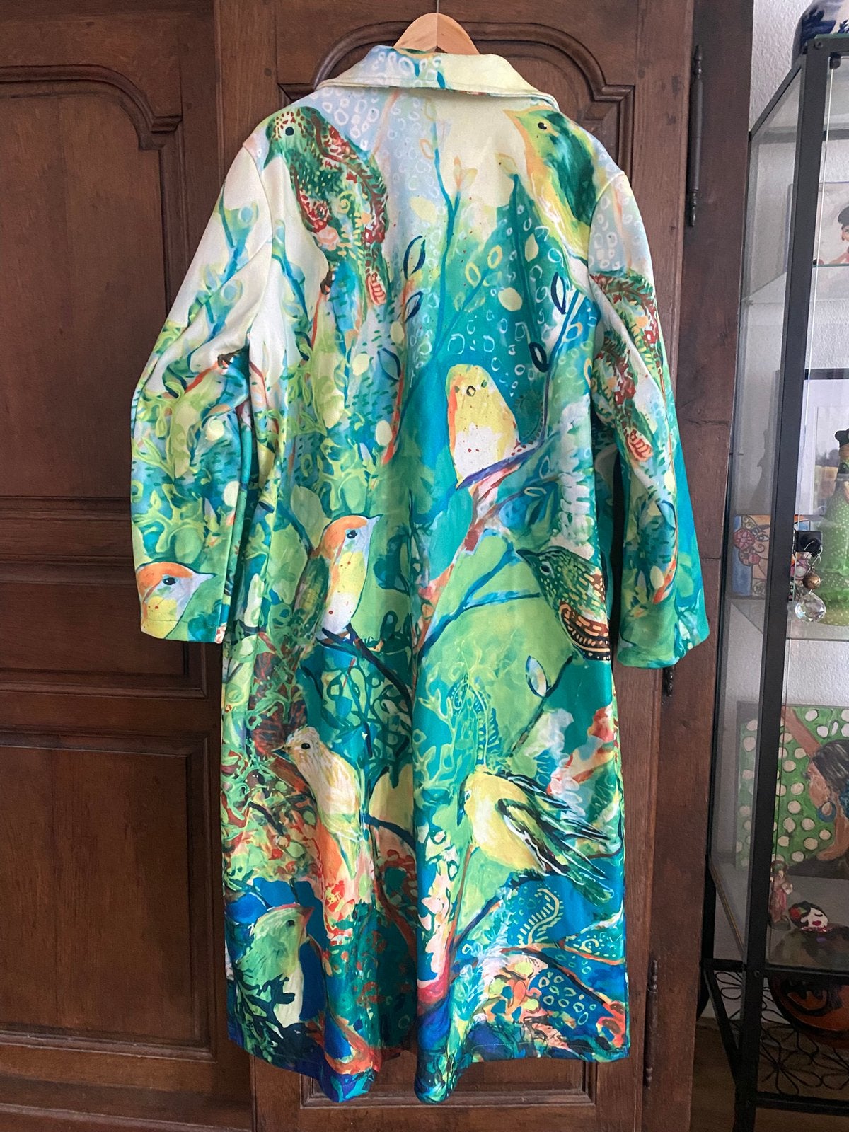 Mooie lange jas maat XL, Ophalen of Verzenden, Zo goed als nieuw, Maat 46/48 (XL) of groter