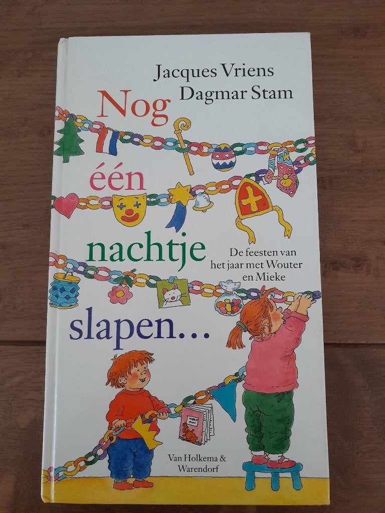 Nog één nachtje slapen... Jacques Vriens Dagmar Stam, Boeken, 5 of 6 jaar, Fictie algemeen, Jongen of Meisje, Ophalen of Verzenden