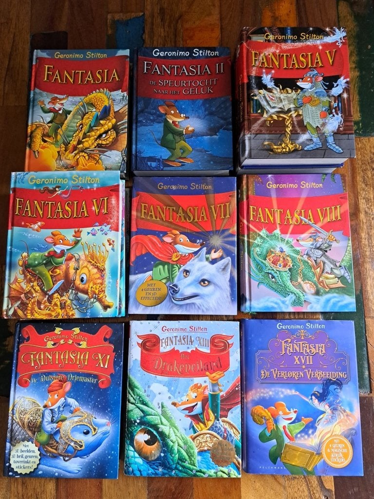 Geronimo Stilton - Fantasia (€5 per boek), Ophalen, Zo goed als nieuw, Geronimo Stilton, Fictie algemeen