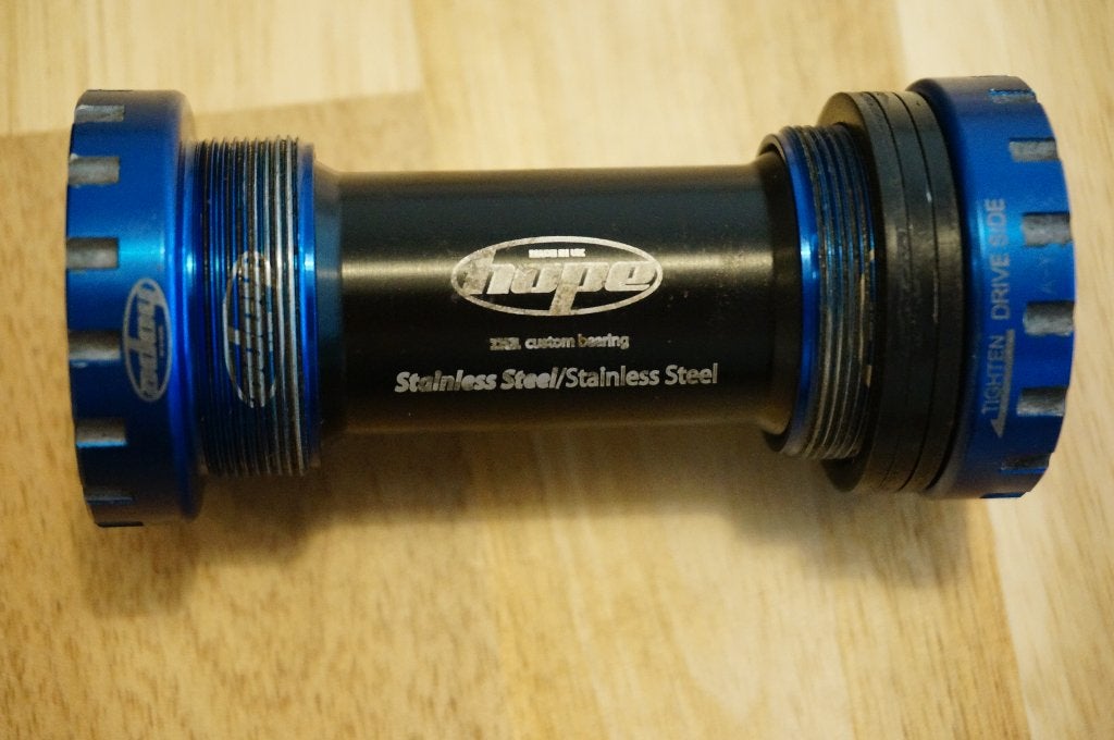 Hope BB unit 68/73 BSA Blauw, Fietsen en Brommers, Crankstel of Pedalen, Gebruikt, Ophalen of Verzenden, Hope