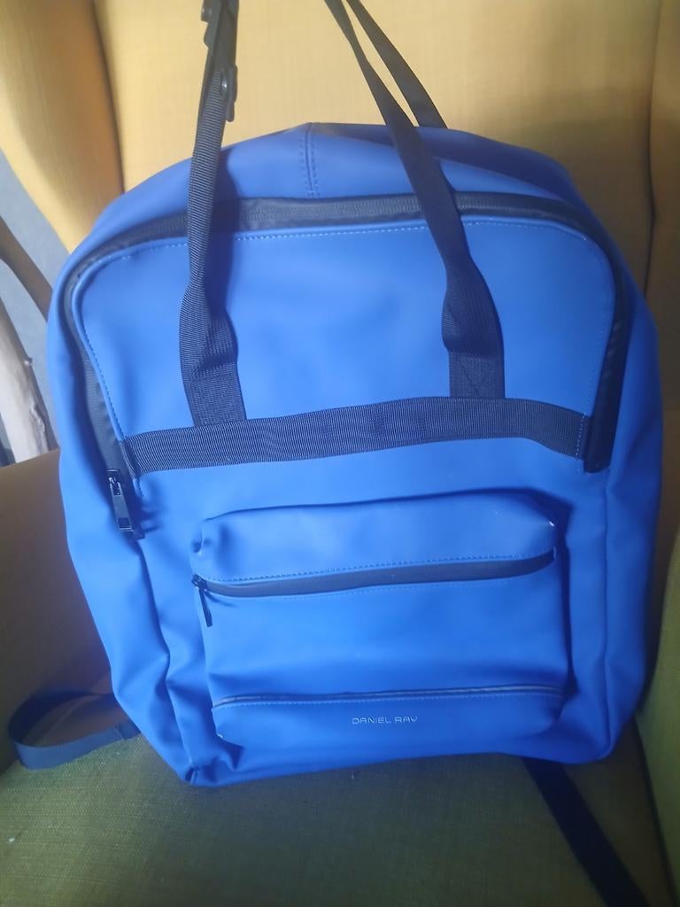 Daniel Ray Tas - Blauwe Rugzak/Schoudertas, Overige merken, Gebruikt, 25 tot 40 cm, Ophalen of Verzenden