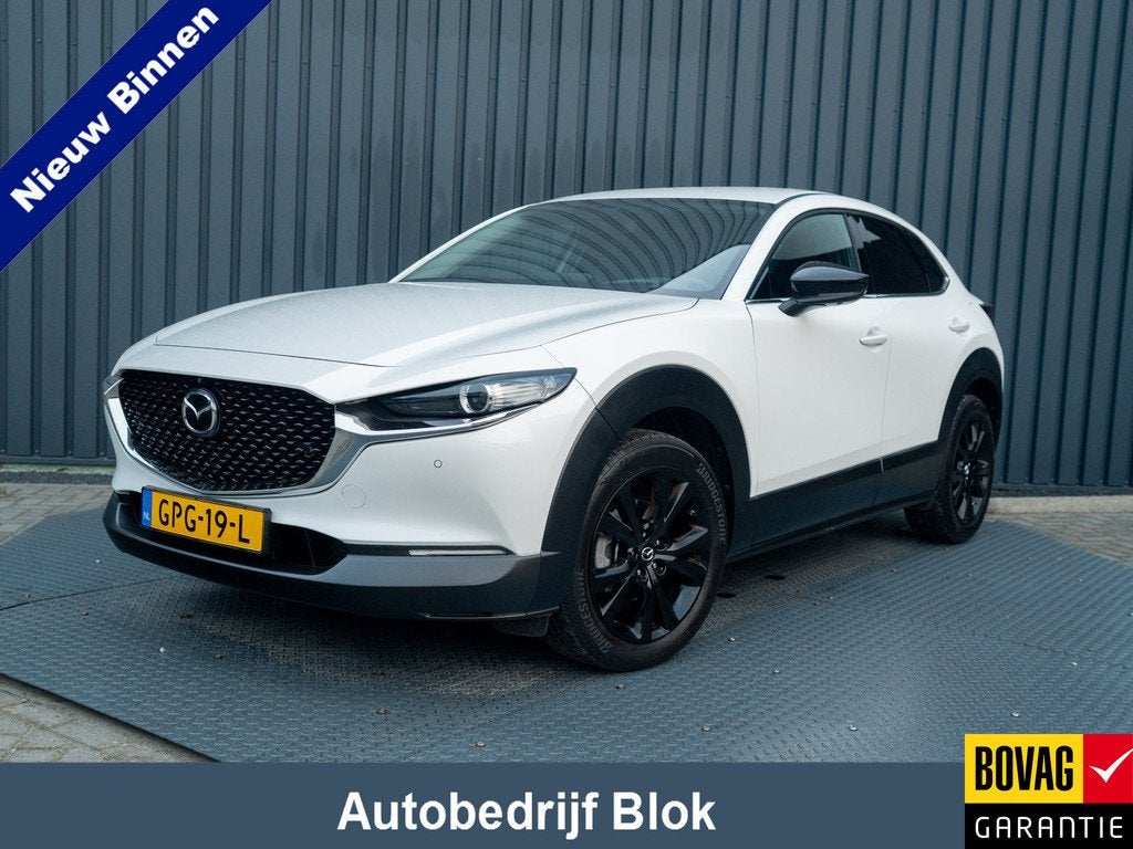 Mazda CX-30 2.0 e-SkyActiv-G M Hybrid Homura | Elk. A-klep |, Auto's, Mazda, Voorwielaandrijving, Gebruikt, 4 cilinders, Leder