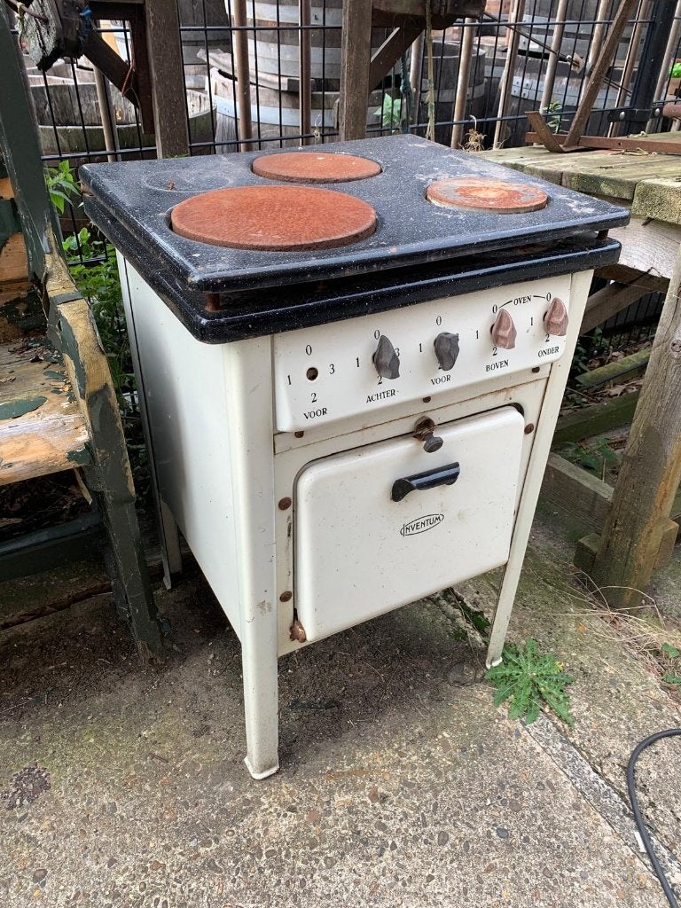 Vintage Inventum Fornuis met Oven - Authentiek Stuk, Ophalen