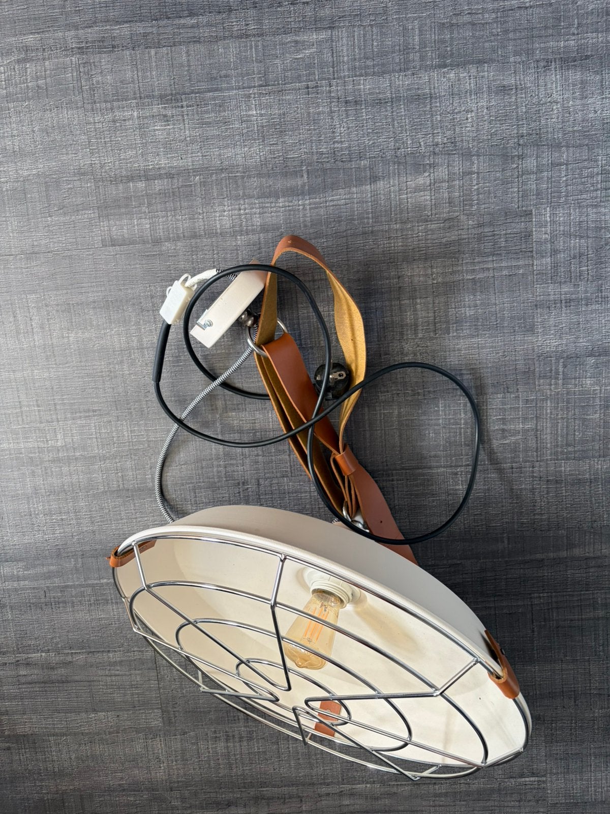 Nieuwe hanglamp - karwei - wit / metaal, Ophalen, Nieuw, Metaal