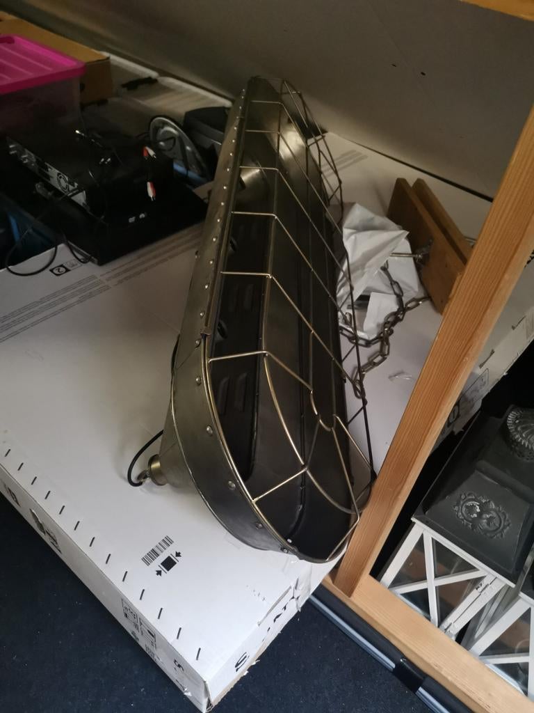 Hanglamp voor vier lampjes, soort scheepslamp, Ophalen of Verzenden